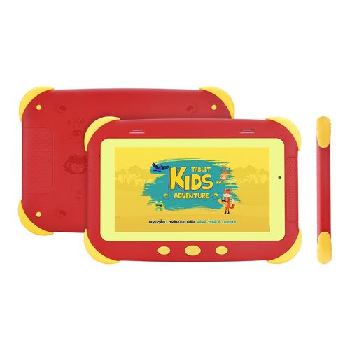 Tablet Dl Kids Adventure Tx400 Vermelho 8gb Wi-fi