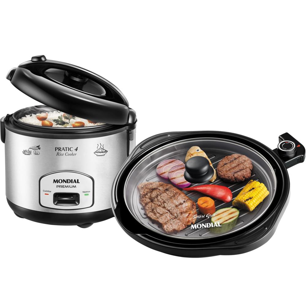 Kit Especial Mondial Panela Letrica E Grill Kt26 Novo Mundo Kit Especial Mondial Panela Letrica E Grill Kt26 Novo Mundo