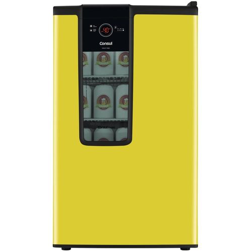Refrigerador Cervejeira Consul Mais 75 Latas Amarelo -- CZD12 Menor preço em Refrigerador Cervejeira Consul Mais 75 Latas Amarelo -- CZD12