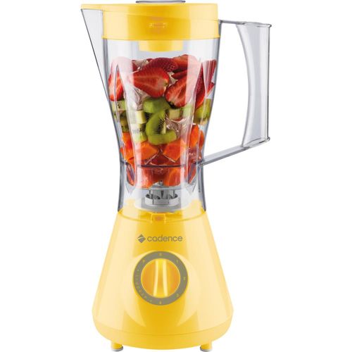 Liquidificador Cadence Trapeze 4 Velocidades, Amarelo - LIQ354 Menor preço em Liquidificador Cadence Trapeze 4 Velocidades, Amarelo - LIQ354