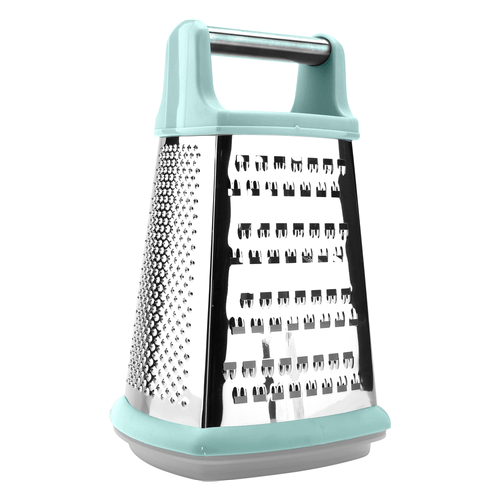 Ralador 4 Faces da Oxford, Aço Inox, Water Blue - 69936 Menor preço em Ralador 4 Faces da Oxford, Aço Inox, Water Blue - 69936