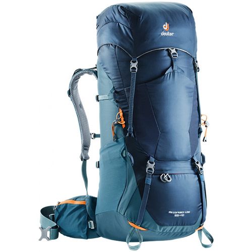 Mochila cargueira Deuter com design sofisticado que apresenta equilíbrio perfeito entre conforto, peso e ventilação Aircontact Lite 65+10 Azul Menor preço em Mochila cargueira Deuter com design sofisticado que apresenta equilíbrio perfeito entre conforto, peso e ventilação Aircontact Lite 65+10 Azul
