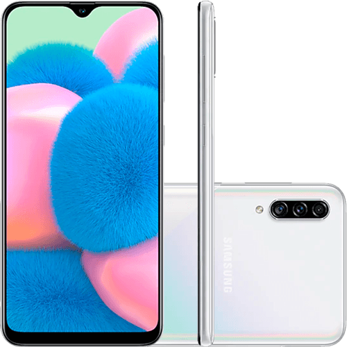Celular Smartphone Samsung Galaxy A30s A307g 64gb Branco - Dual Chip