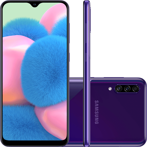 Celular Smartphone Samsung Galaxy A30s A307g 64gb Violeta - Dual Chip