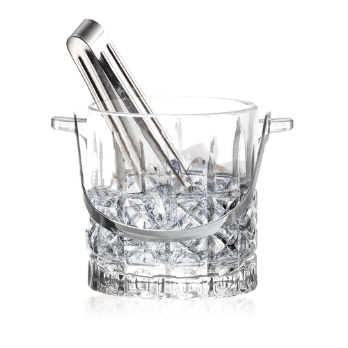 Balde para Gelo Flor de Lotus da Bon Gourmet, Vidro, Com Pegador - 26310 Menor preço em Balde para Gelo Flor de Lotus da Bon Gourmet, Vidro, Com Pegador - 26310