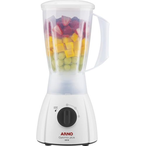 Liquidificador Optimix Plus Arno, 2 Velocidades e Pulsar, Branco - LN27 Menor preço em Liquidificador Optimix Plus Arno, 2 Velocidades e Pulsar, Branco - LN27