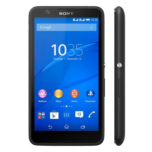 Smartphone E4 Sony, Dual Chip, Memória 8GB, Câmera 5MP, Android 4.4, Preto - E2124 Menor preço em Smartphone E4 Sony, Dual Chip, Memória 8GB, Câmera 5MP, Android 4.4, Preto - E2124