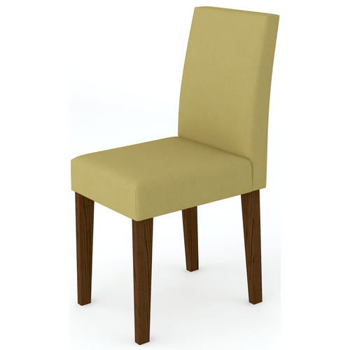 Conjunto com 2 Cadeiras em MDF, Espuma D18 - Giovana Castanho Menor preço em Conjunto com 2 Cadeiras em MDF, Espuma D18 - Giovana Castanho