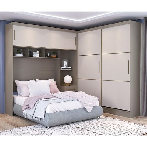 Guarda Roupa Modulado Classic 4 Portas E 3 Gavetas 0021MA - Castro Menor preço em Guarda Roupa Modulado Classic 4 Portas E 3 Gavetas 0021MA - Castro