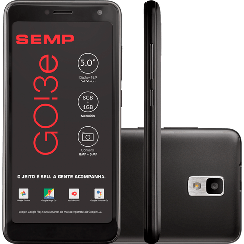 Celular Smartphone Semp Go 3e 8gb Preto - Dual Chip