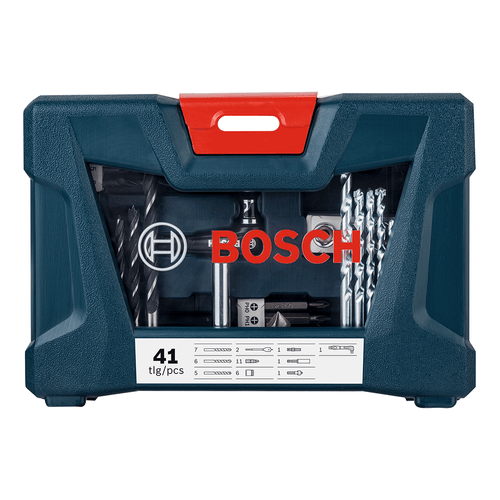 Kit de Acessórios Profissionais V-line Bosch, 41 Peças, Com Maleta Organizadora - 14278991 Menor preço em Kit de Acessórios Profissionais V-line Bosch, 41 Peças, Com Maleta Organizadora - 14278991