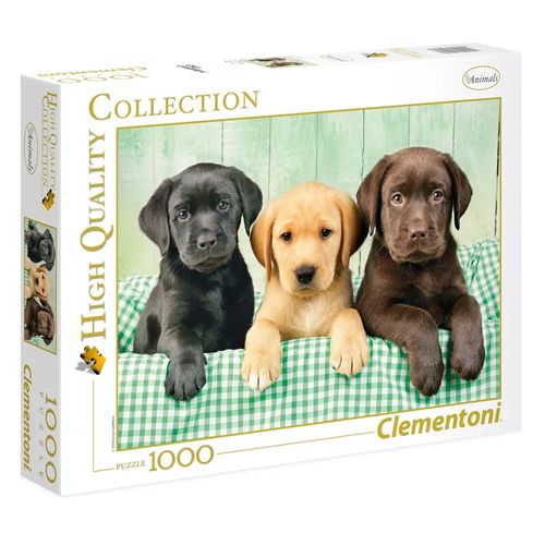 Puzzle 1000 Pecas Filhotes Clementoni Importado Novo Mundo Mobile