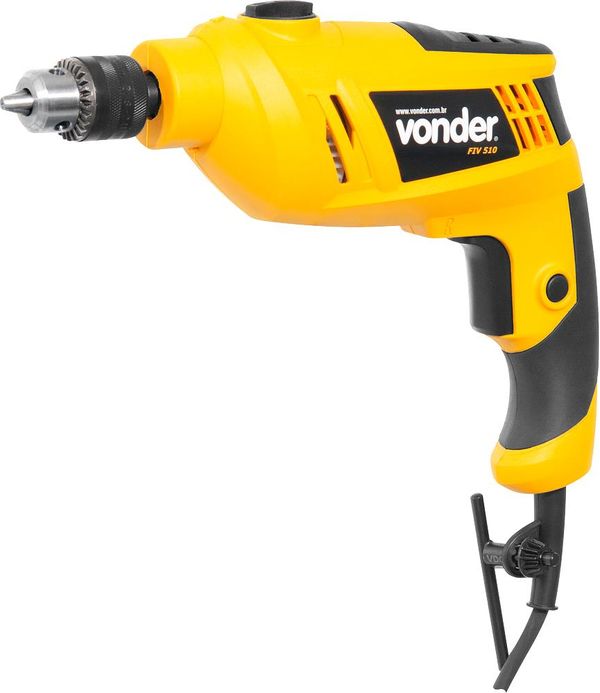 Furadeira com Impacto 3/8 Polegada, 500W, Velocidade Variável - FIV510 110V