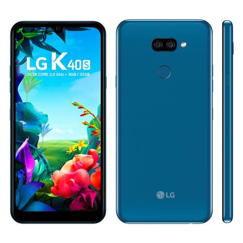 Celular Smartphone LG K40s X430b 32gb Azul - Dual Chip