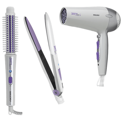 Kit Beleza Completa Mallory com Secador, Escova e Chapinha e 2 Pinças - Bivolt é ruim? Kit Beleza Completa Mallory com Secador, Escova e Chapinha e 2 Pinças - Bivolt é boa?