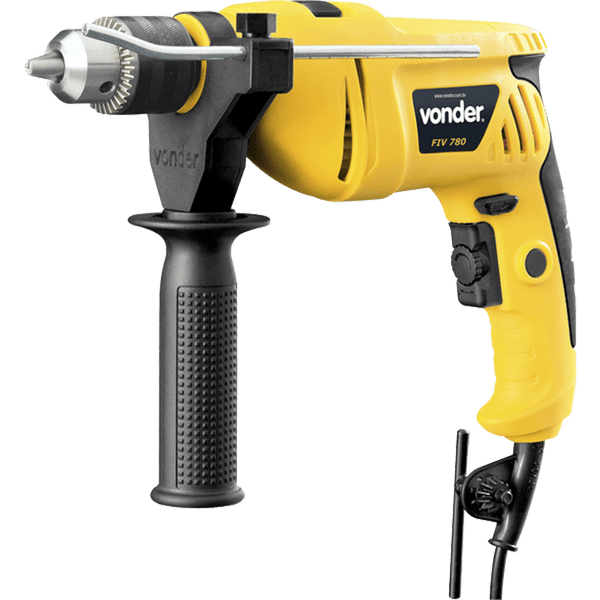 Furadeira com Impacto 1/2 Polegada, 780W, Velocidade Variável - FIV780 110V