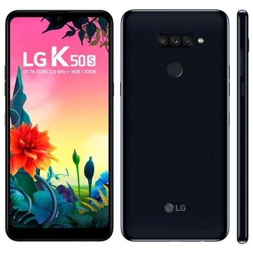 Celular Smartphone LG K50s Lmx-540 32gb Preto - Dual Chip