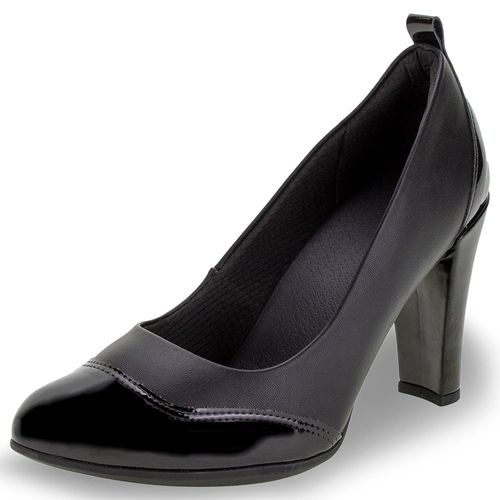 sapato preto feminino salto alto