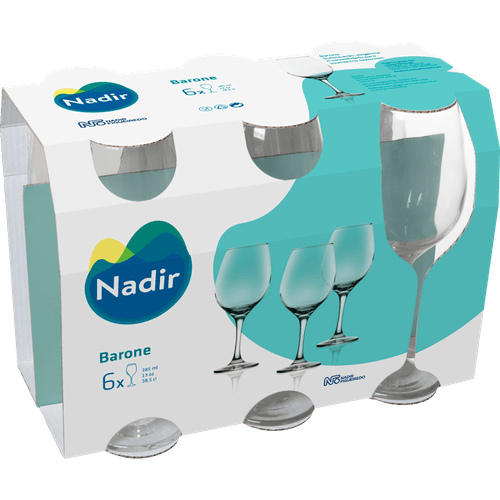 Conjunto de Taças Barone Nadir Figueiredo para Vinho, 6 peças - 47156 Menor preço em Conjunto de Taças Barone Nadir Figueiredo para Vinho, 6 peças - 47156
