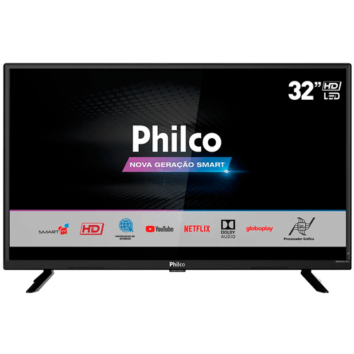 Tv 32" Led Philco Hd Smart - Ptv32g52s