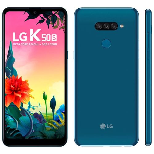Celular Smartphone LG K50s Lmx-540 32gb Azul - Dual Chip
