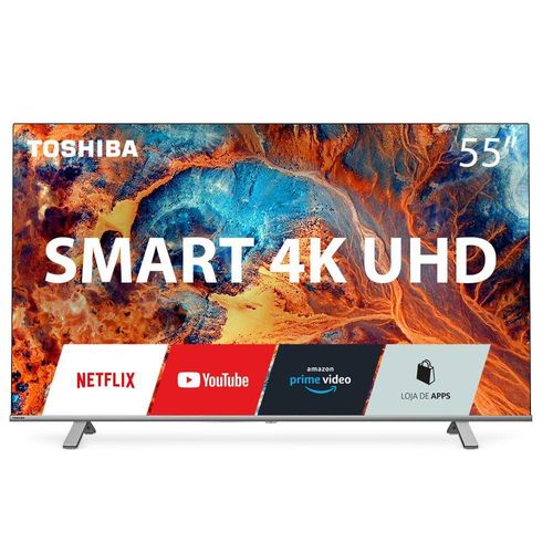 Tv 55" Dled Toshiba 4k - Ultra Hd Smart - 55c350kb