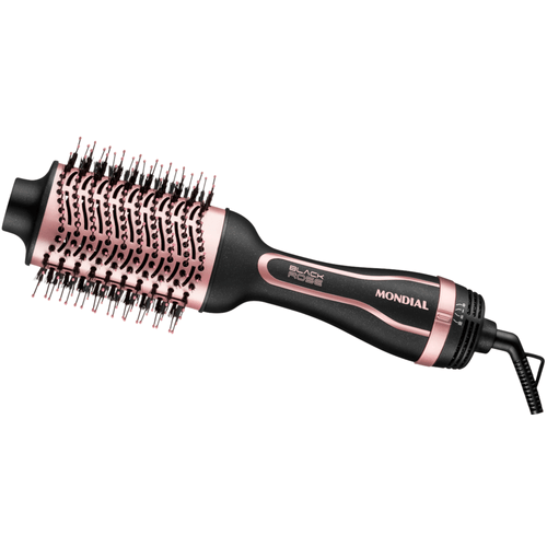 Escova Secadora Mondial, Cerdas Mistas, Revestimento Cerâmico, Preto/Golden Rose - ES-05 Menor preço em Escova Secadora Mondial, Cerdas Mistas, Revestimento Cerâmico, Preto/Golden Rose - ES-05