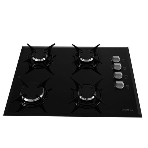 Cooktop 4 Bocas Britânia Bct4p Preto Bivolt Menor preço em Cooktop 4 Bocas Britânia Bct4p Preto Bivolt