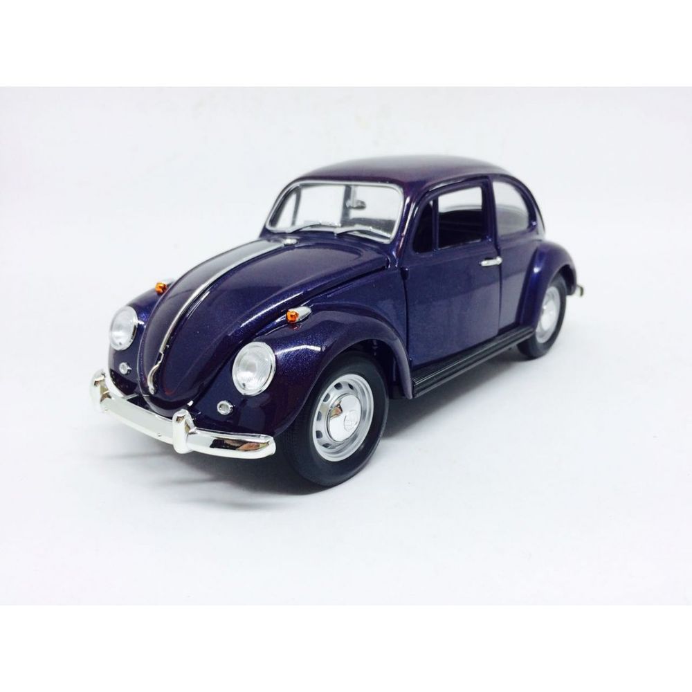 Oferta de Miniatura - Volkswagen - Fusca - 1967 - 1/18 - Azul - Yat Ming |  Novo Mundo