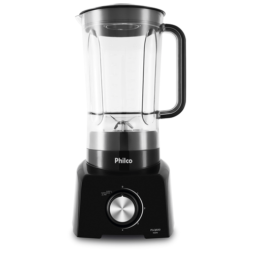 Liquidificador Philco, 4 Velocidades, 900W, 2,7L, Preto - PLQ800P Menor preço em Liquidificador Philco, 4 Velocidades, 900W, 2,7L, Preto - PLQ800P