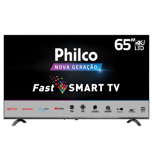 Tv 65" Led Philco 4k - Ultra Hd Smart - Ptv65q20sblsg