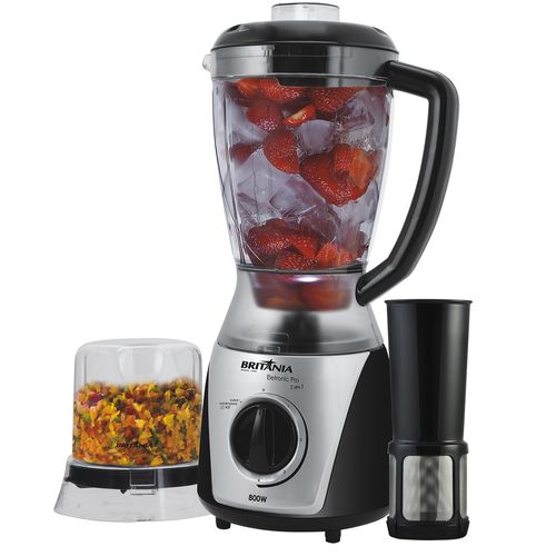Liquidificador Britânia Eletronic Pro 2 em 1 800W Menor preço em Liquidificador Britânia Eletronic Pro 2 em 1 800W