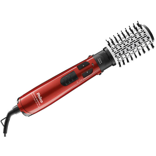 Escova Rotativa Philco Spin Ion Brush, Revestimento Cerâmico, Vermelho - PEC05V Menor preço em Escova Rotativa Philco Spin Ion Brush, Revestimento Cerâmico, Vermelho - PEC05V
