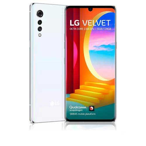 Celular Smartphone LG Velvet G910em 128gb Branco - Dual Chip