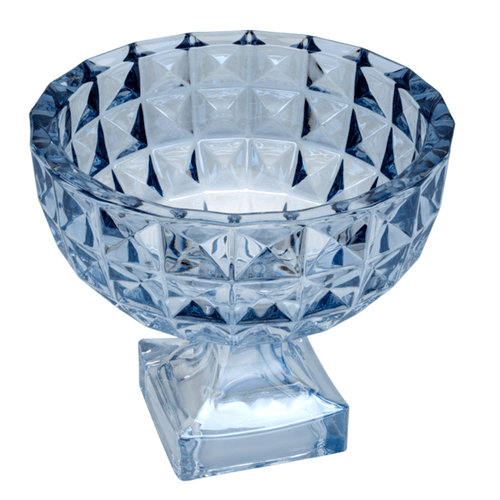 Fruteira Wolff, Cristal, Com Pé, Azul - 26056 Menor preço em Fruteira Wolff, Cristal, Com Pé, Azul - 26056