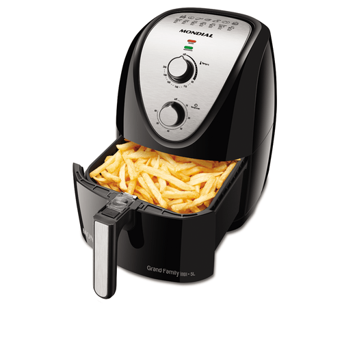 Fritadeira Sem Óleo Air Fryer Mondial Grand Family, Timer, Controle