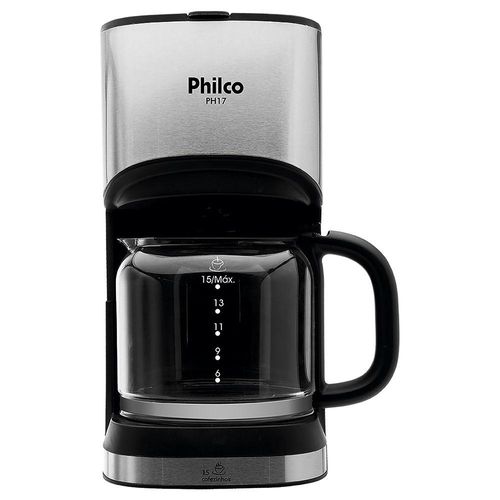 Menor preço em Cafeteira Preto/Prata Philco 127V PH17