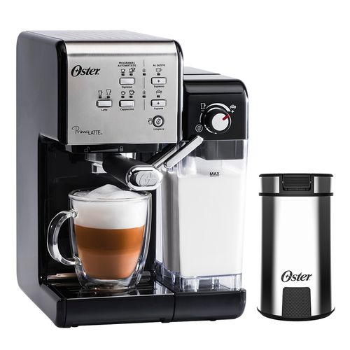 Kit Cafeteira PrimaLatte Black e Moedor de Café Oster é boa?