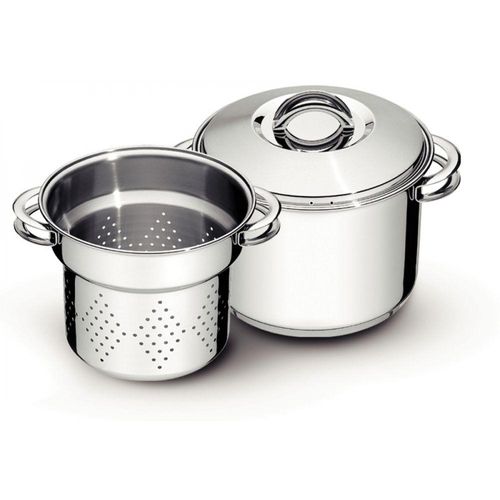 Jogo Cozi-pasta Solar em Aço Inox 20cm 4,6 Litros Tramontina Menor preço em Jogo Cozi-pasta Solar em Aço Inox 20cm 4,6 Litros Tramontina