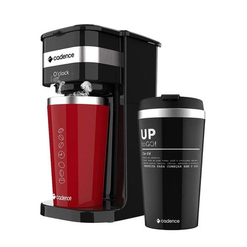 Cafeteira Elétrica Cadence O'clock Com Up To Go Preto 110v - Kit173