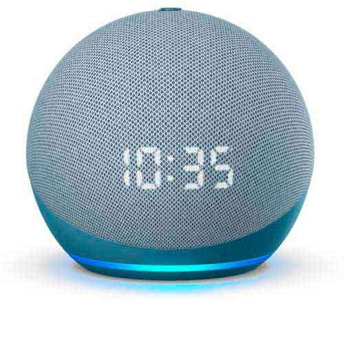 Echo Dot (4ª geração) Smart Speaker Amazon com Relógio e Alexa Azul é boa?