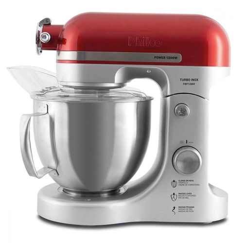Batedeira Planetária Philco Vermelha Turbo Inox 127V Pbp1200 - Batedeira Planetária Philco Pbp1200 Vermelha Turbo Inox 127V Menor preço em Batedeira Planetária Philco Vermelha Turbo Inox 127V Pbp1200 - Batedeira Planetária Philco Pbp1200 Vermelha Turbo Inox 127V