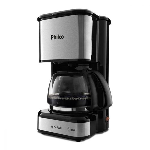 Cafeteira Elétrica Philco Inox Plus Preto 110v - Pcf42i