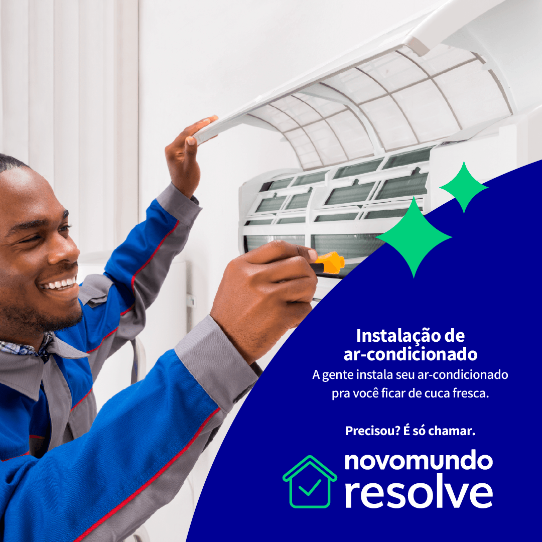 Instalação de Ar Condicionado – 9 a 12 mil btus
