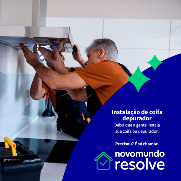 Instalação de Coifa Parede / Depurador