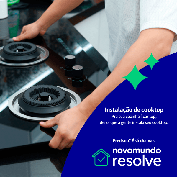 Instalação de Cooktop Com Kit Gás Encanado