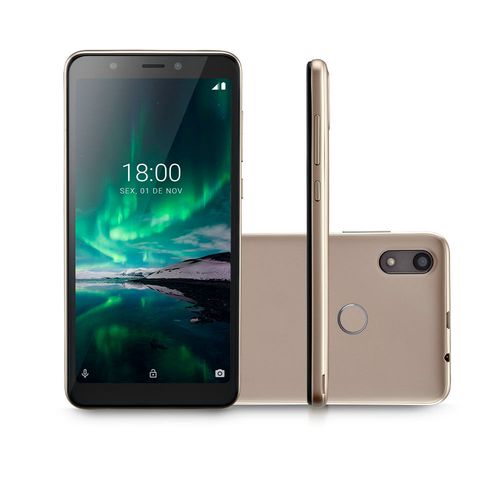 Smartphone Multilaser F Pro 4G 16GB + 1GB RAM Android 9 Dual Chip Dourado - P9119 P9119 Menor preço em Smartphone Multilaser F Pro 4G 16GB + 1GB RAM Android 9 Dual Chip Dourado - P9119 P9119