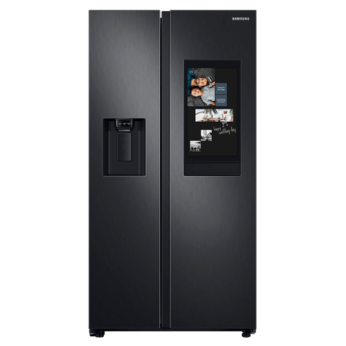 Geladeira / Refrigerador Family Hub Side By Side Samsung, 585L, Display LCD, Soundbar, Bixby, Preto - RS58T5561B1BZ Menor preço em Geladeira / Refrigerador Family Hub Side By Side Samsung, 585L, Display LCD, Soundbar, Bixby, Preto - RS58T5561B1BZ