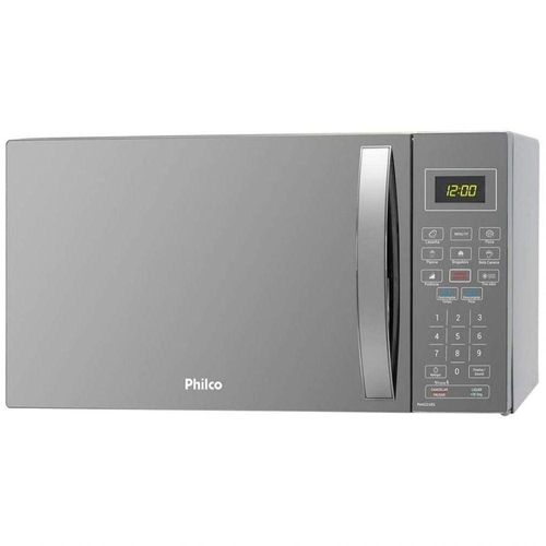 Micro-ondas Philco Espelhado Pmo26es 26 Litros Prata 1400 W 110V Menor preço em Micro-ondas Philco Espelhado Pmo26es 26 Litros Prata 1400 W 110V