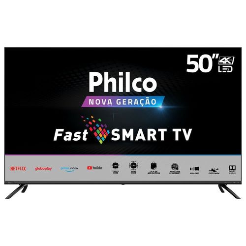 Tv Led 50 Pol Philco Smart Tv Ultra HD 4K Tela Infinita Menor preço em Tv Led 50 Pol Philco Smart Tv Ultra HD 4K Tela Infinita